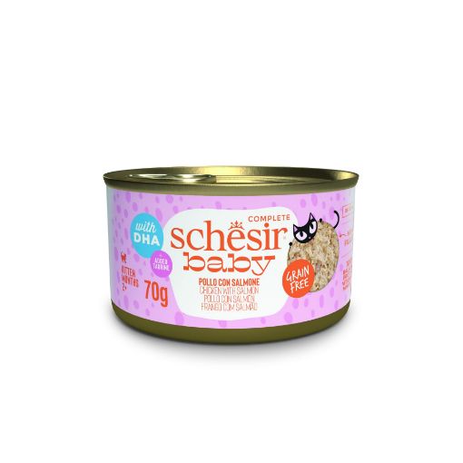 Schesir Gatto baby pollo/salmone 70gr Schesir Gatto baby pollo/salmone 70gr